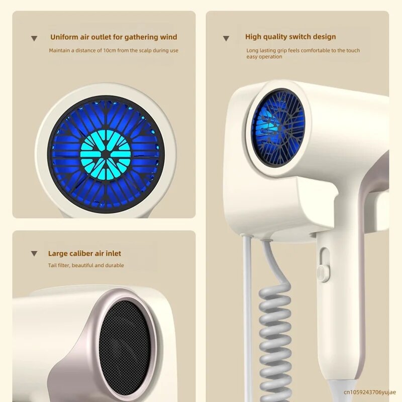 Wall Mount Hair Dryer Factory - OEM/ODM 1200w Eu Hotel High Speed Mini for Hotel