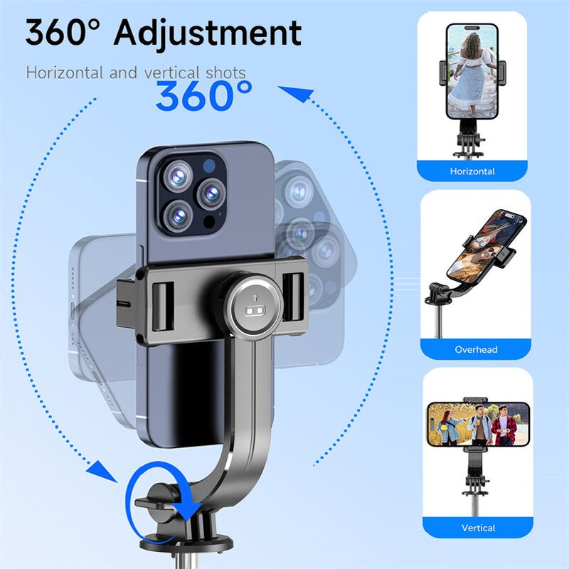 Phone Tripod Factory - OEM/ODM F15 360-degree Rotation 6-segment Telescopic