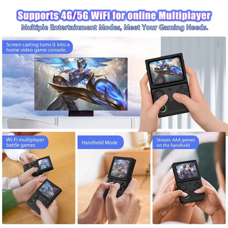 Retro Handheld Console Factory - OEM/ODM 2025 New R36t 3.5 Inch IPS RGB Rocker RK3566