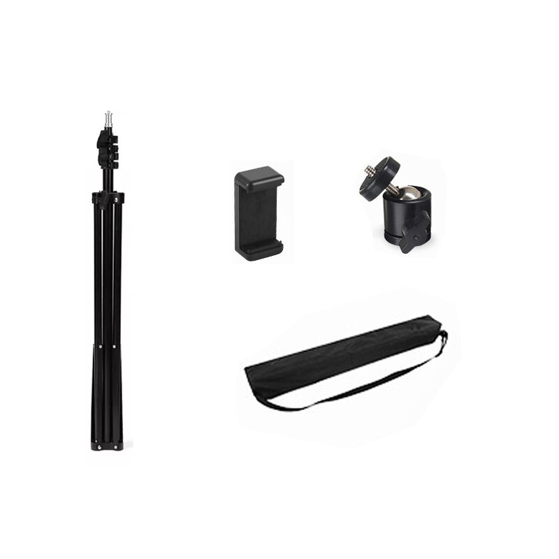 Phone Tripod Manufacturer - OEM/ODM 170cm with Cellphone Holder Adjustable Light