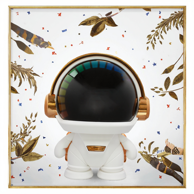 Rechargeable Speakers Manufacturer - OEM/ODM Cute Astronaut Wireless Gaming RGB LED Bass