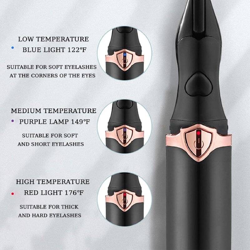 Electric Lash Curler Manufacturer - OEM/ODM Rechargeable Makeup Brushes Heated Curler Comb