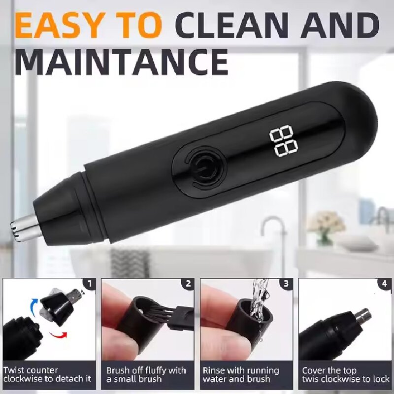 Electric Razors Factory - OEM/ODM Men's Eyebrow Hair Trimmer Low Noise Mini Shaving