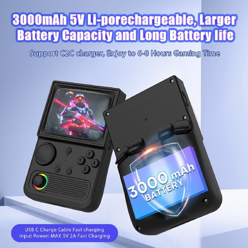 Handheld Video Game Console Supplier - OEM/ODM Trending R36t 3.5 Inch Ips Screen RGB