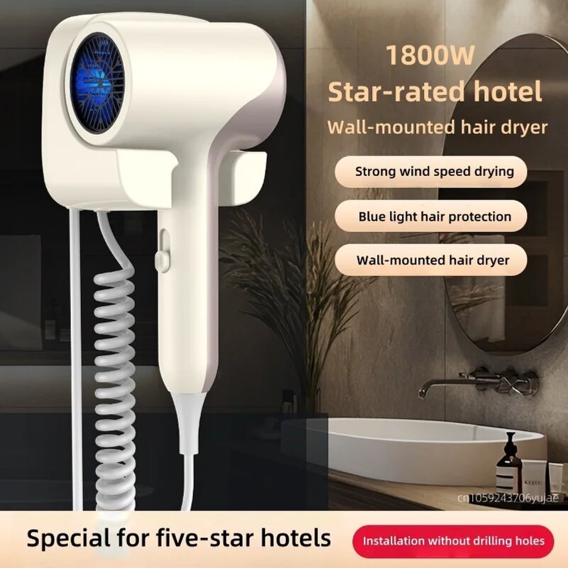 Wall Mount Hair Dryer Factory - OEM/ODM 1200w Eu Hotel High Speed Mini for Hotel