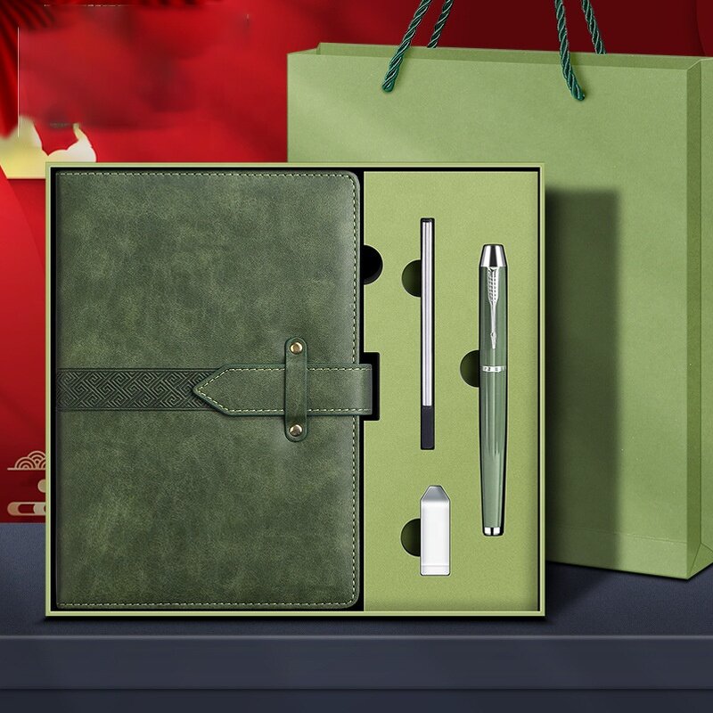 Business Gift Sets Factory - OEM/ODM Promotional Luxury A5 Notebook with Usb Flash Drive