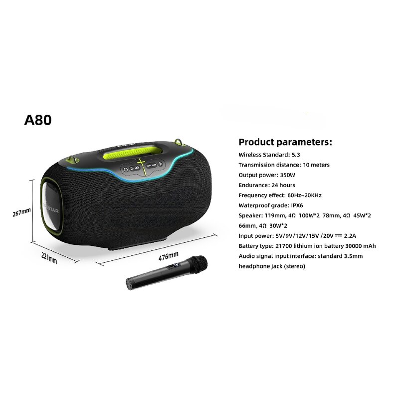 Outdoor Speaker Factory - OEM/ODM Camping Essentials Professional Waterproof Portable Audio