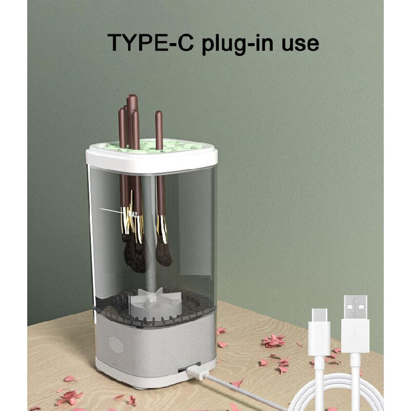 Electric Makeup Brush Cleaner Supplier - OEM/ODM Portable Automatic for All Size Dipping