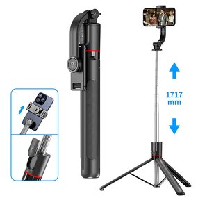 Phone Tripod Factory - OEM/ODM F15 360-degree Rotation 6-segment Telescopic