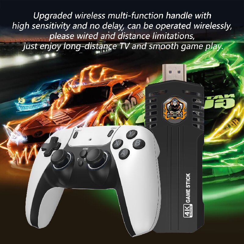 Game Stick Manufacturer - OEM/ODM X8 Pro 4k Hd 35000+ Games 2.4ghz Wireless
