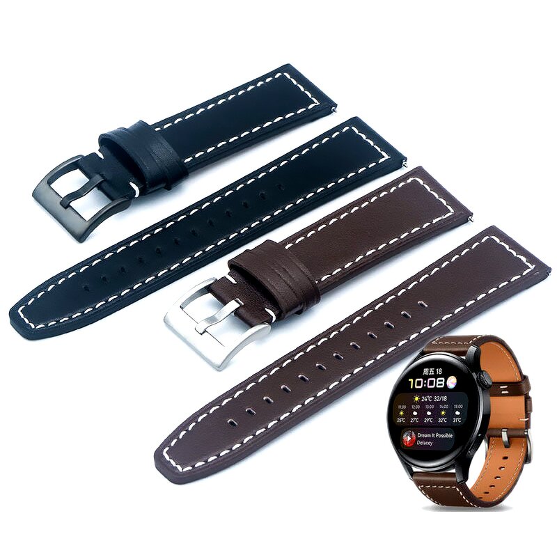 Watch Strap Factory - OEM General Leather Luxury 20mm 22mm Quick Release Replacement