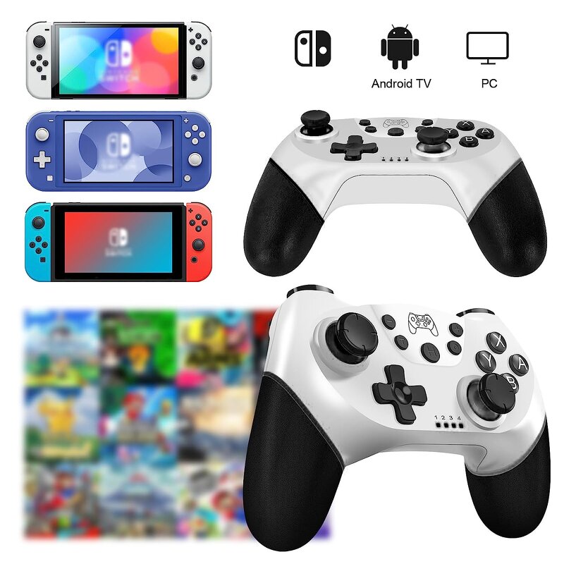 Wireless Game Controller Factory - OEM SW001 for Switch Six Axis Double Shock Gamepad