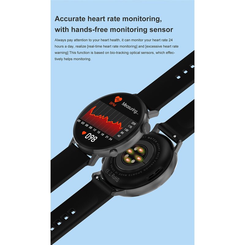 Smart Watch Factory - OEM 1.45 Inch AMOLED BT Call AI Voice World Clock NFC IP67