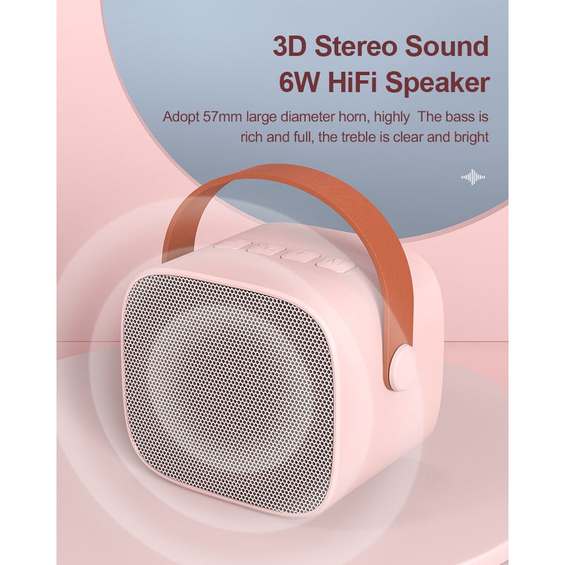 Mini Wireless Speaker Factory - OEM 2024 HIFI BT Speaker With Microphone Karaoke