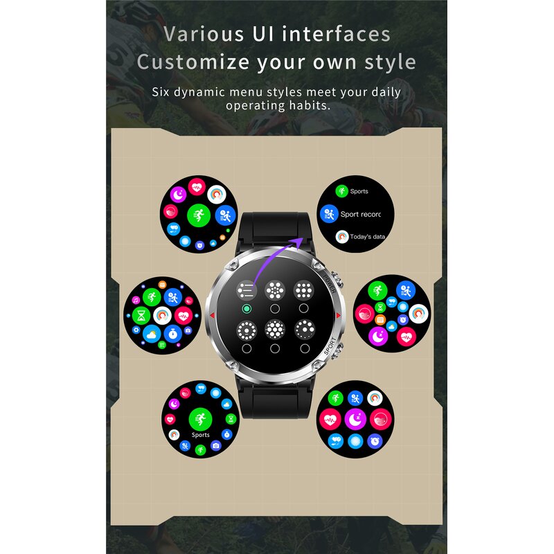 Smart Watch Factory - OEM 1.6 Inch LP68 Waterproof Hi-Fi Speakers 600mAh Battery