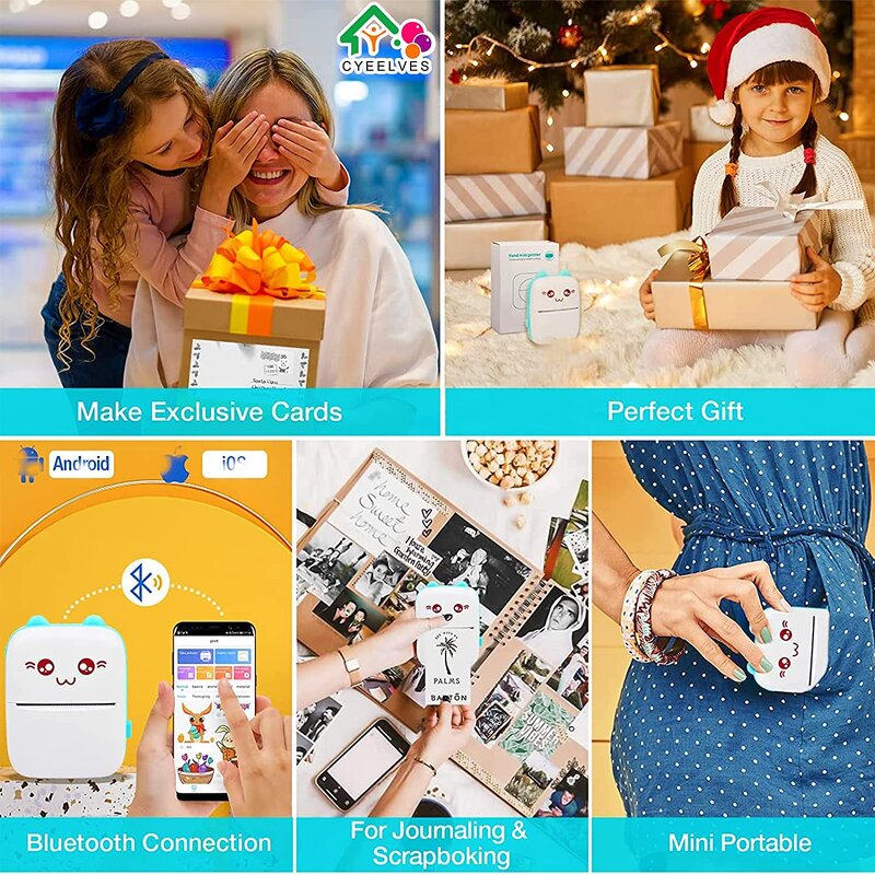 Mini Printer Factory - OEM Hot Selling Christmas Kids Toys Gift Pocket Thermal