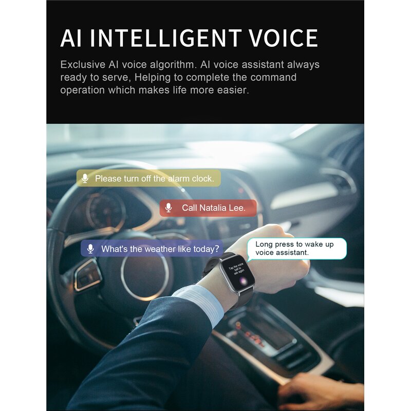 Smart Watch Factory - OEM 1.9 Inch HD Large Screen AI Voice BT Call NFC IP68