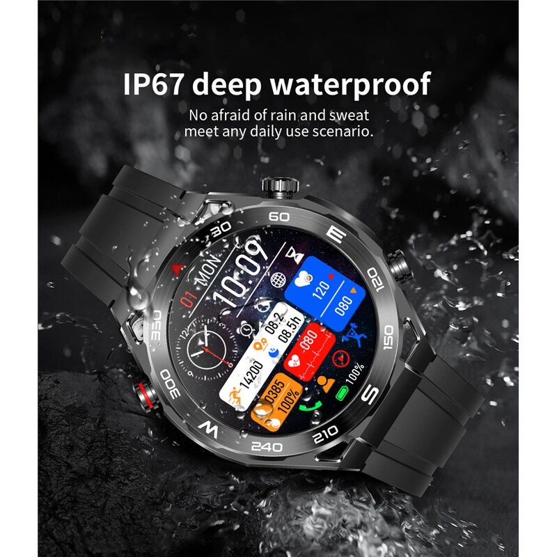 Smart Watch Factory - OEM 1.43 Inch ECG Heart Rate Blood Oxygen Body Temperature