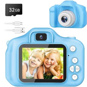 Mini Camera Factory - OEM X2 Cartoon Kid Selfie Toy 1080HP Video Christmas Gift