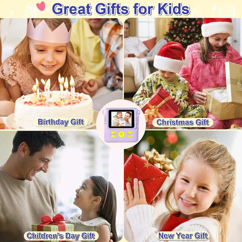 Instant Camera Factory - OEM 2024 Latest Version Mini HD Screen Video Kids Gift