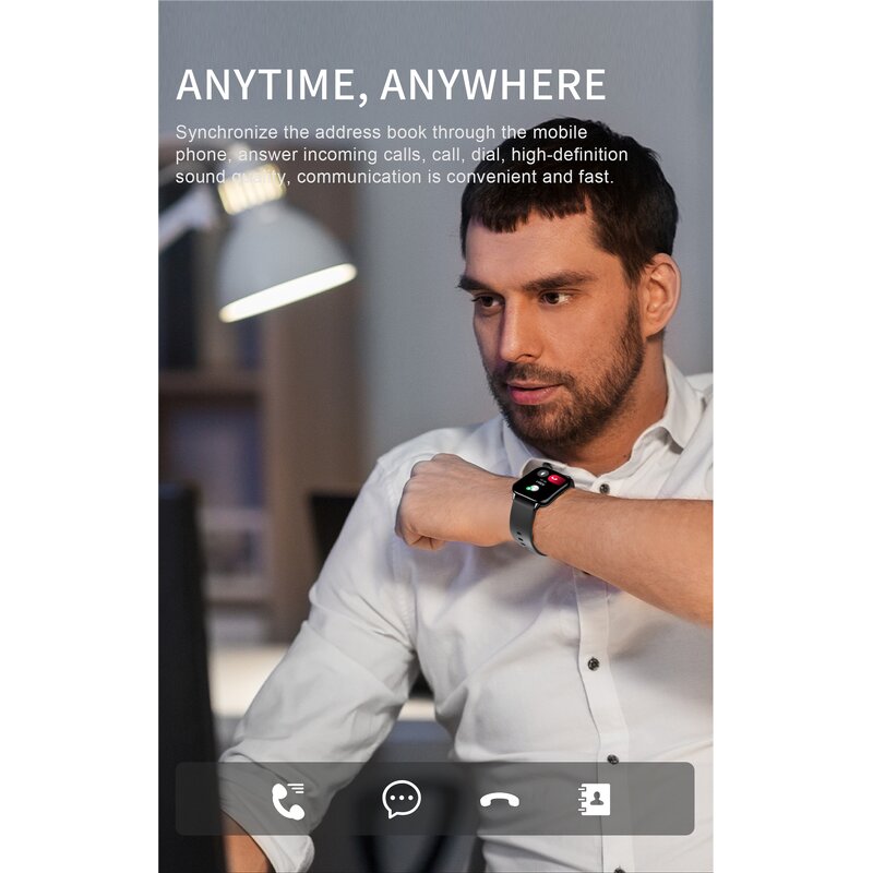 Smart Watch Factory - OEM 1.9 Inch HD Large Screen AI Voice BT Call NFC IP68