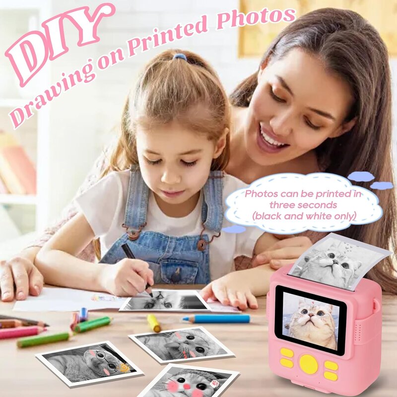 Kids Toy Camera Factory - OEM Instant 2.4 Inch Digital Mini Thermal Printer Photo