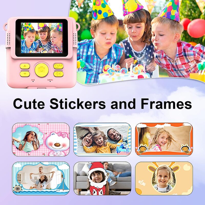 Children Instant Print Camera Factory - OEM 1080p Video HD Mini with Thermal Paper