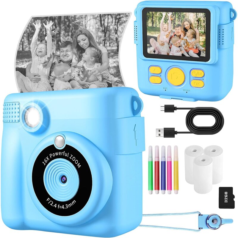 Digital Children Camera Factory - OEM High Quality HD Instant Thermal Printers Toys
