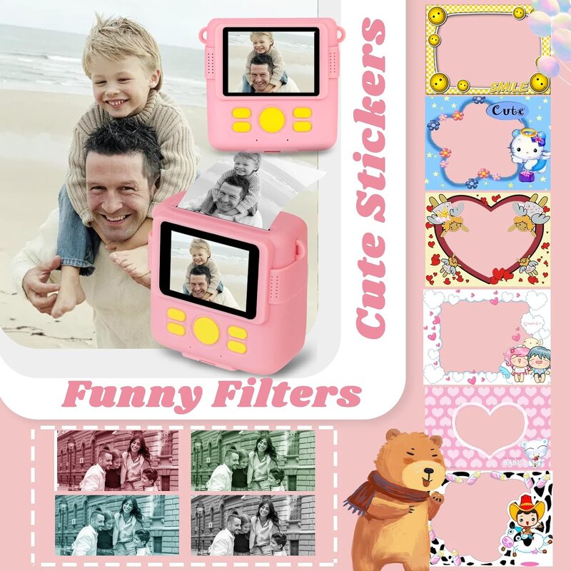 Kids Toy Camera Factory - OEM Instant 2.4 Inch Digital Mini Thermal Printer Photo