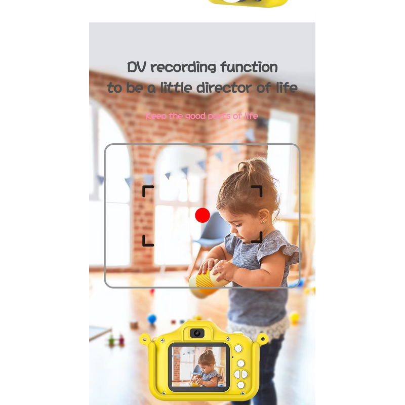 Kids Camera Factory - OEM X7S Mini 1080P Mr Black Cartoon Selfie Digital Camera