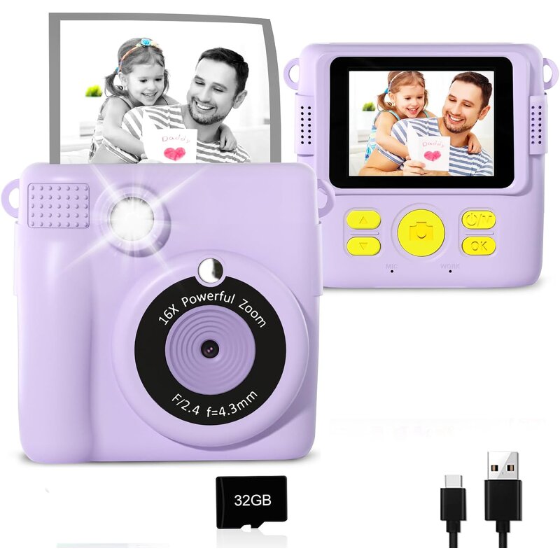 Instant Camera Factory - OEM 2024 Latest Version Mini HD Screen Video Kids Gift