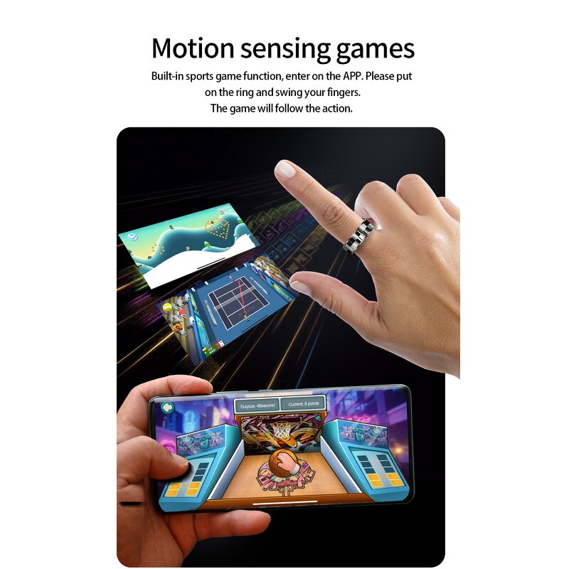 Smart Ring Factory - OEM 2024 R9 Gesture Control Somatosensory Game Remote Camera