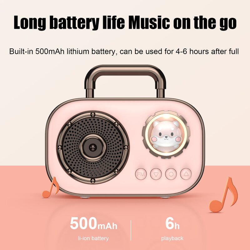 Mini Speaker Factory - OEM Wireless Portable Cartoon MP3 Music Player High Sound