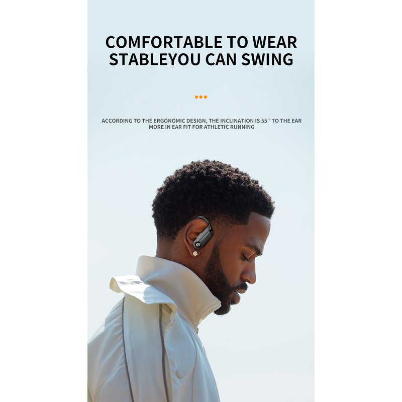 TWS Headset Factory - OEM 2024 800mAh Waterproof BT Earbuds LED Display Over-Ear