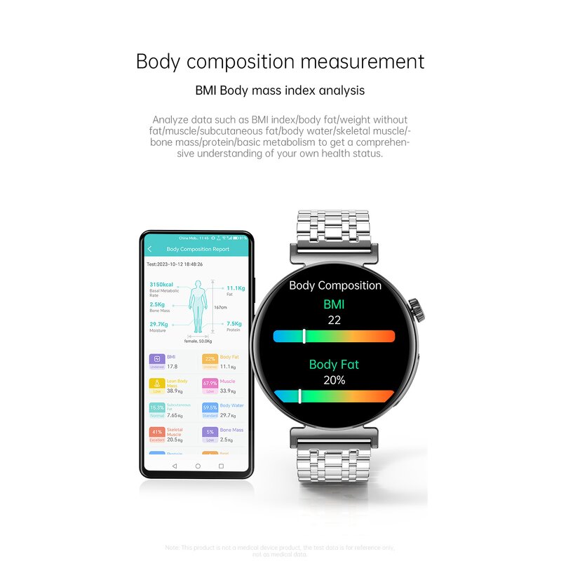 Smart Watch for Women Factory - OEM Luxury 1.28inch AMOLED BT Call ECG Heart Rate