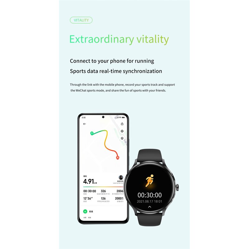 Smart Watch Factory - OEM 1.39 Inch Screen BT Call Health Massive Dial Sports Mode