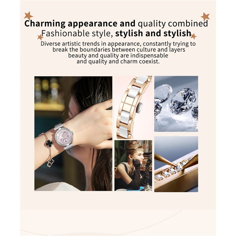 Smart Watch for Women Factory - OEM Luxury 1.09 Inch BT Call Heart Rate IP68