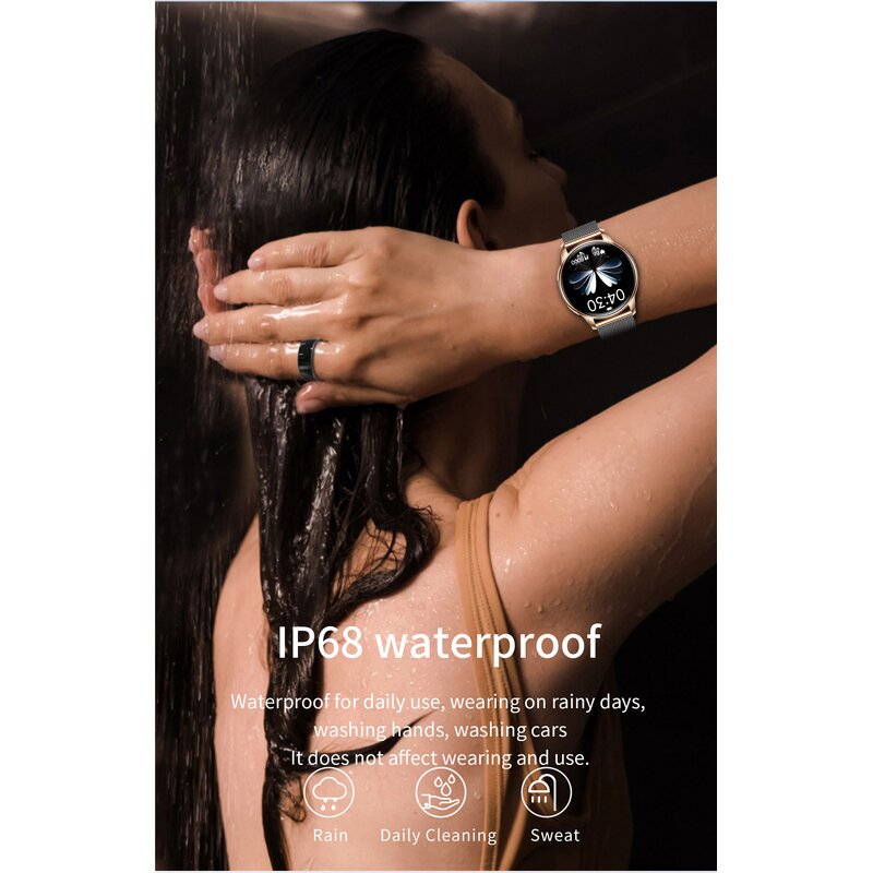 Smart Watch for Women Factory - OEM 1.32inch Amoled Screen BT Call Heart Rate