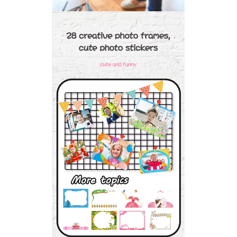 Kids Camera Factory - OEM X7S Mini 1080P Mr Black Cartoon Selfie Digital Camera