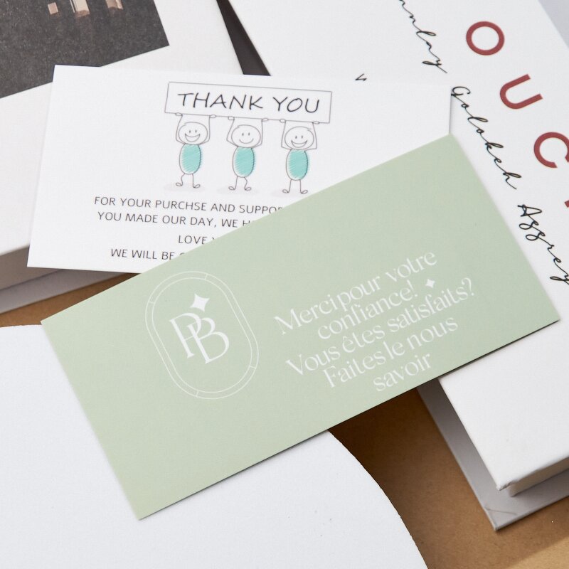 Thank You Postcard Cards Factory - Wholesale Custom Print logo Business Name Visiting Cards
