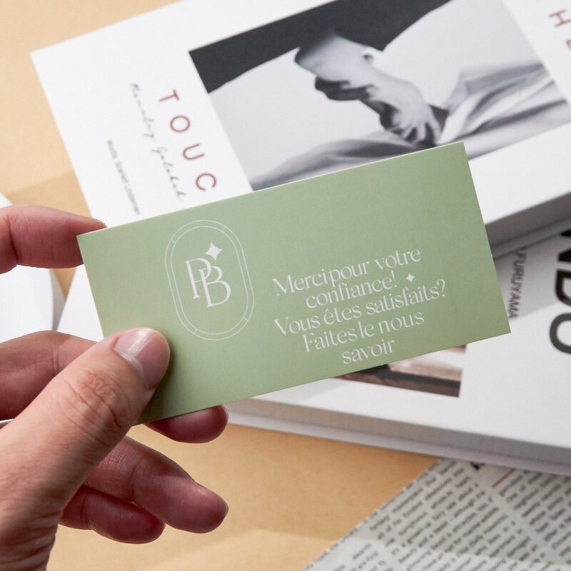 Thank You Paperboard Cards Manufacturer - Wholesale Business Visiting Cards with Custom logo