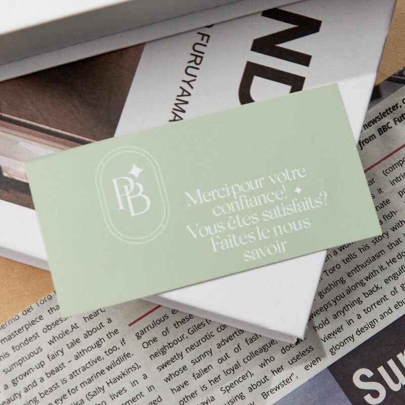 Thank You Paperboard Cards Manufacturer - Wholesale Business Visiting Cards with Custom logo