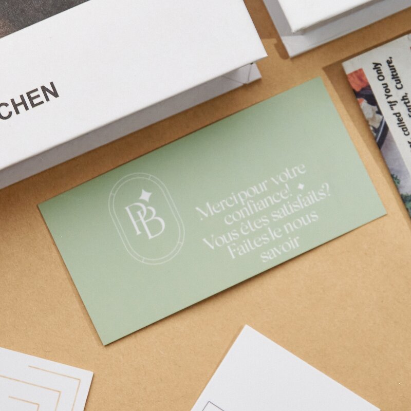 Thank You Postcard Cards Factory - Wholesale Custom Print logo Business Name Visiting Cards