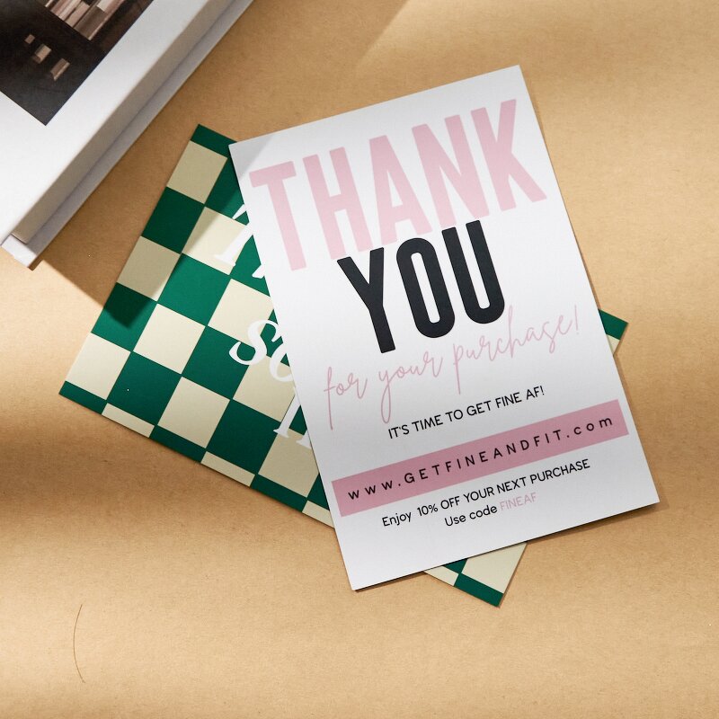 Thank You Cards Manufacturer - Wholesale Business Name Postcards Gift with Custom Print