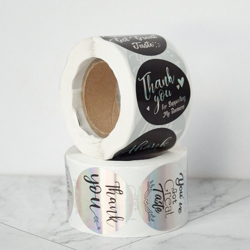 Thank You Stickers Manufacturer - OEM/ODM Custom Printed Self Adhesive Packaging Labels