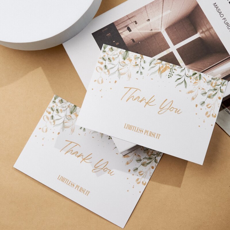 Kraft Paper Thank You Card Supplier - OEM/ODM Business Visiting Paperboard with Custom