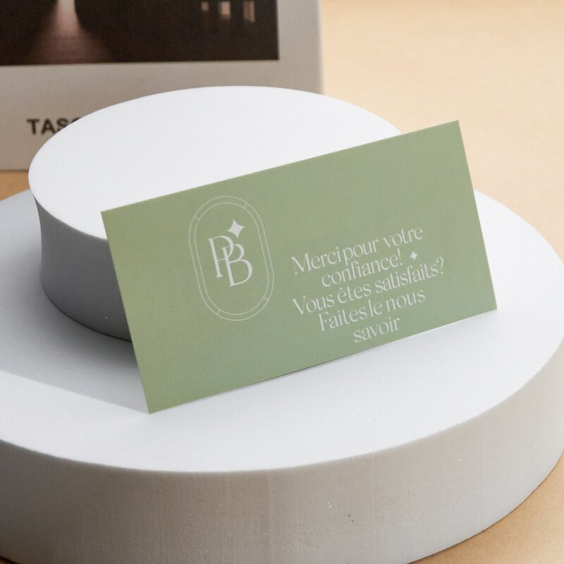 Thank You Paperboard Cards Manufacturer - Wholesale Business Visiting Cards with Custom logo