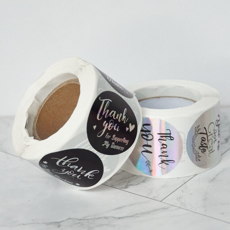 Thank You Stickers Factory - OEM/ODM Custom logo Packaging Label Self Adhesive