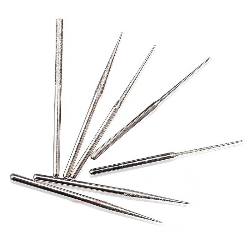 Grinding Rod Factory - OEM 3mm Fine Sand Cylindrical Electric Corundum Needle Tip