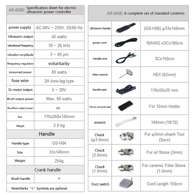 Ultrasonic Grinding Machine Factory - OEM Besdia AR-600(E) Industrial Electric Metal
